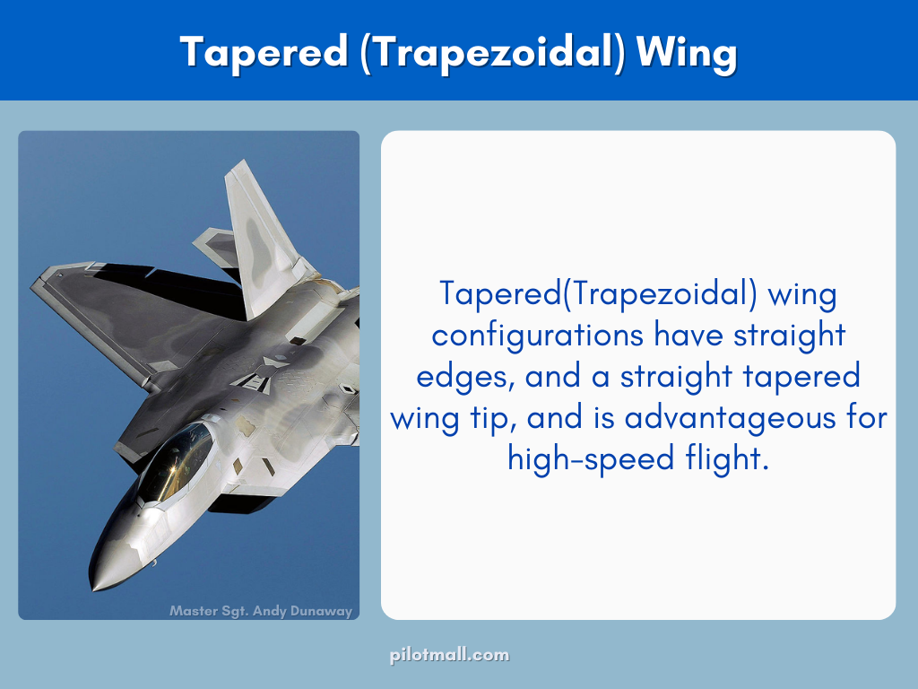 Diseño de ala cónica/ala trapezoidal