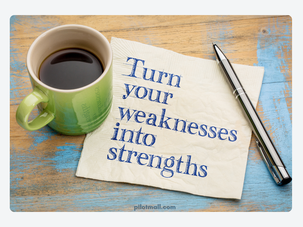 Turn your weaknesses into strengths - Pilot Mall