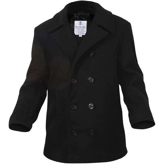 US Navy Type Pea Coat - Pilot Mall