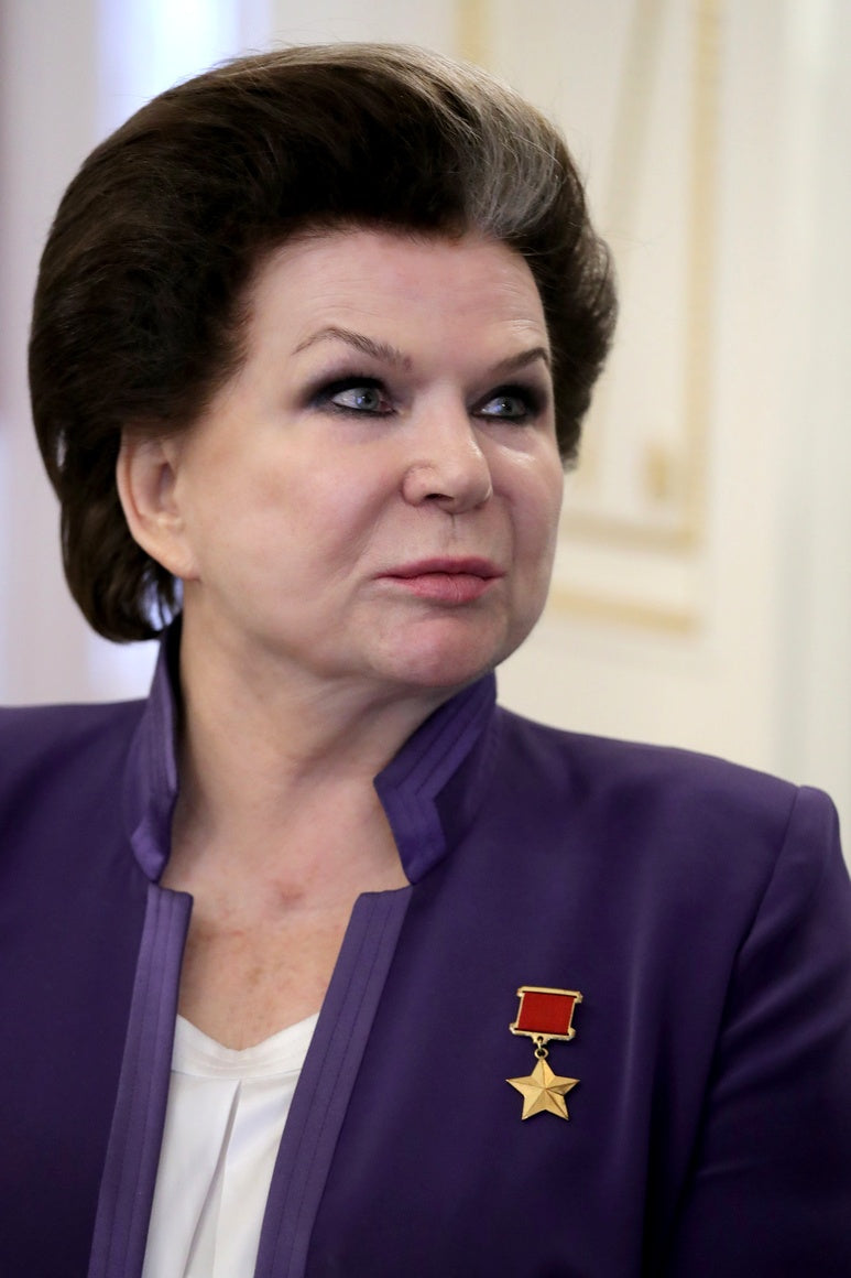 Valentina Tereshkova por el Kremlin