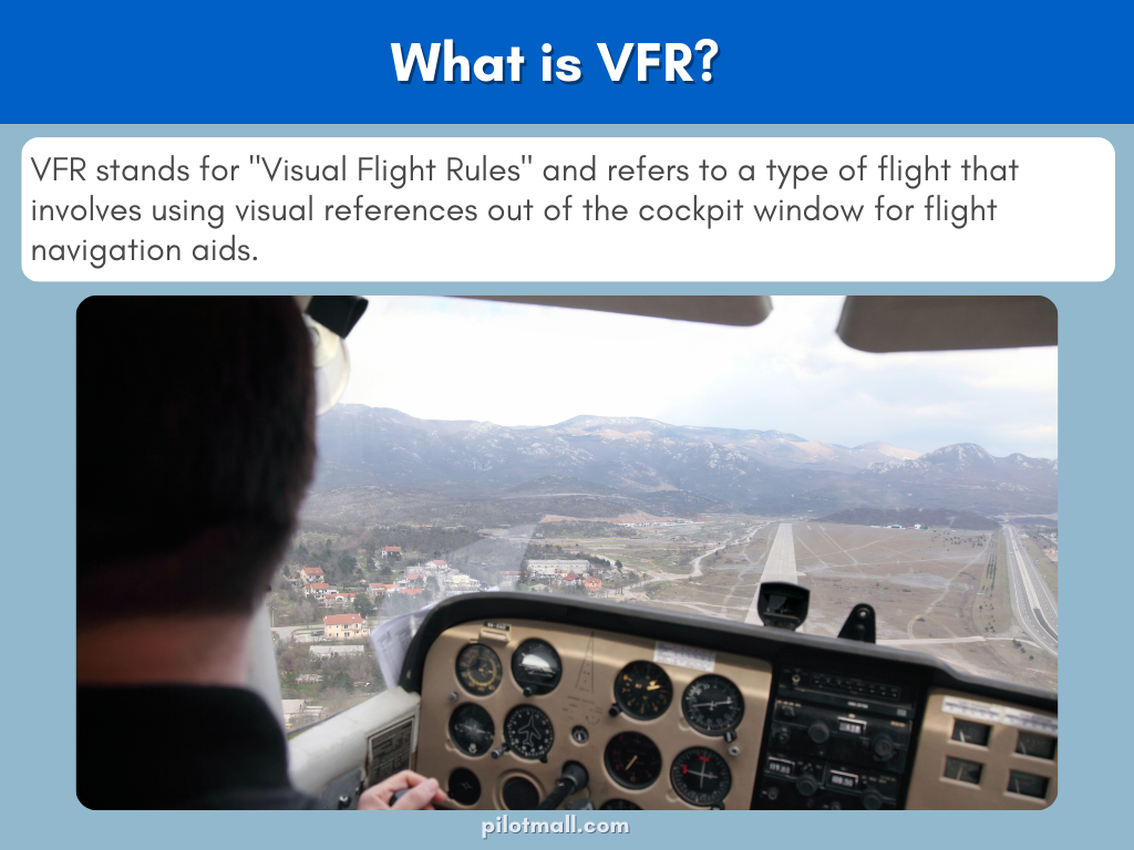 O que é VFR? VFR significa Visual Flight Rules - Pilot Mall