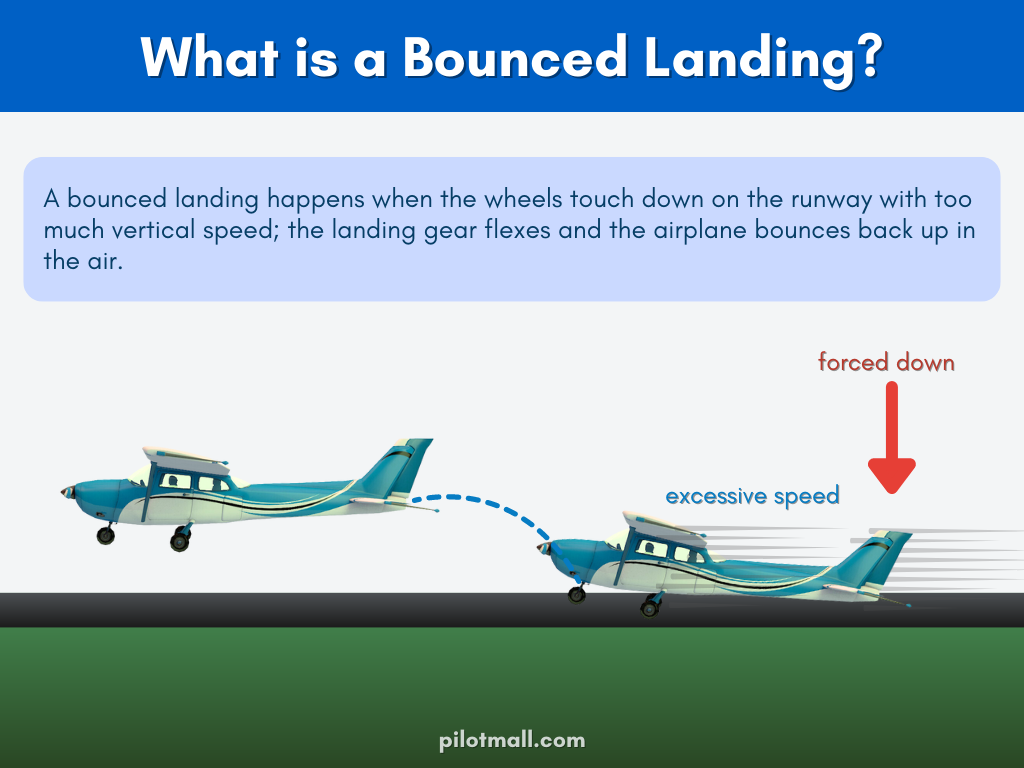 ¿Qué es un aterrizaje rebotado? - Pilot Mall