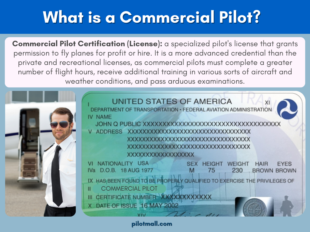 What is a Commercia Pilot Certification - Pilot Mall