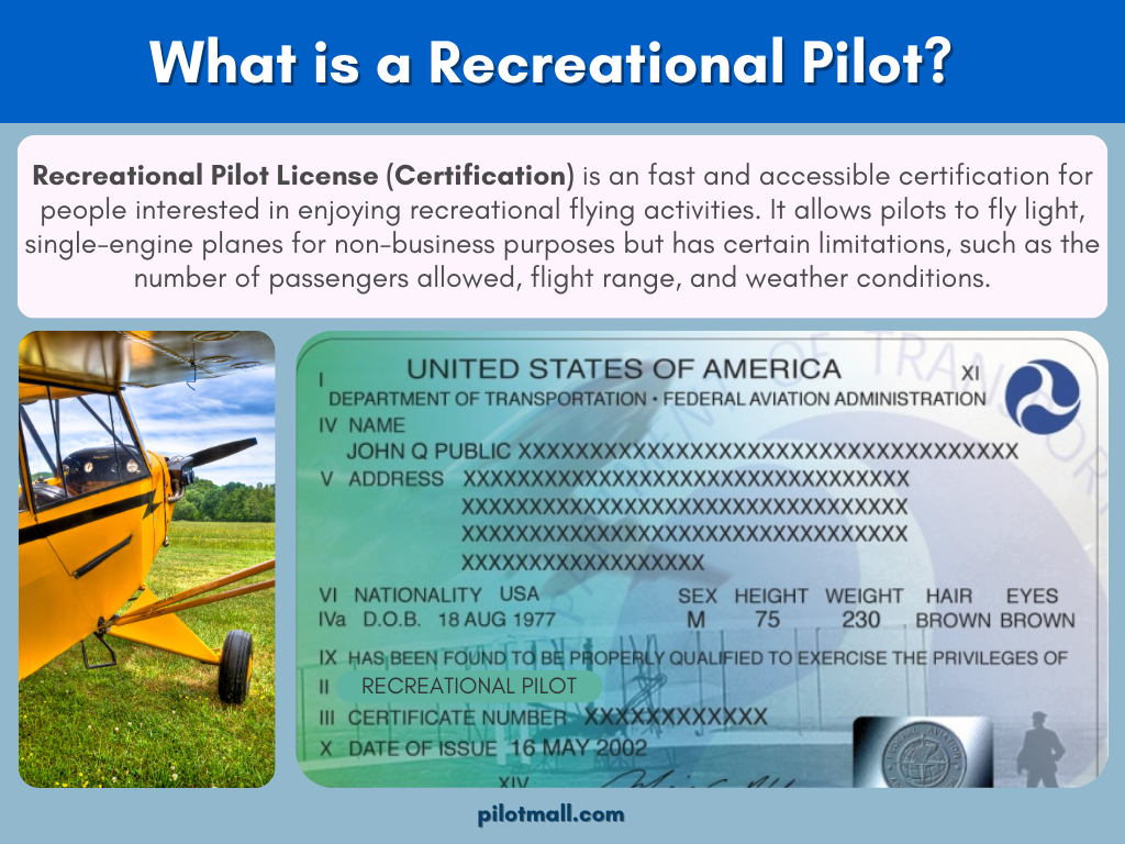 What is a Recreational Pilot License - Pilot Mall