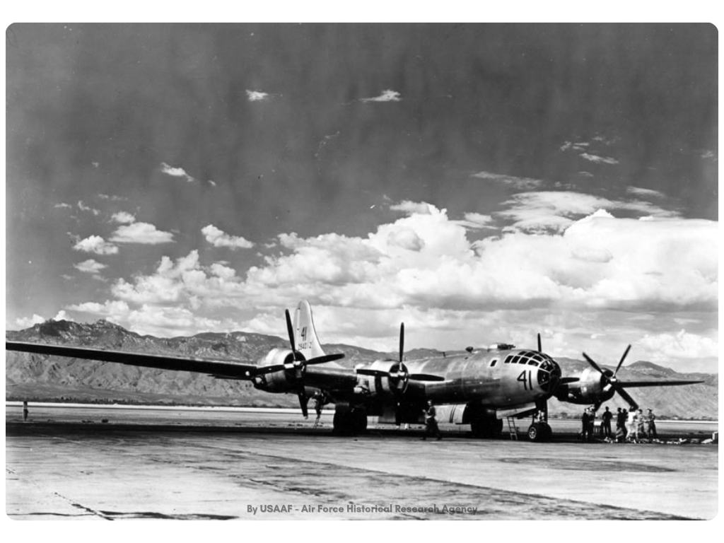 a Boeing B-29 Superfortress based at Davis-Monthan Field