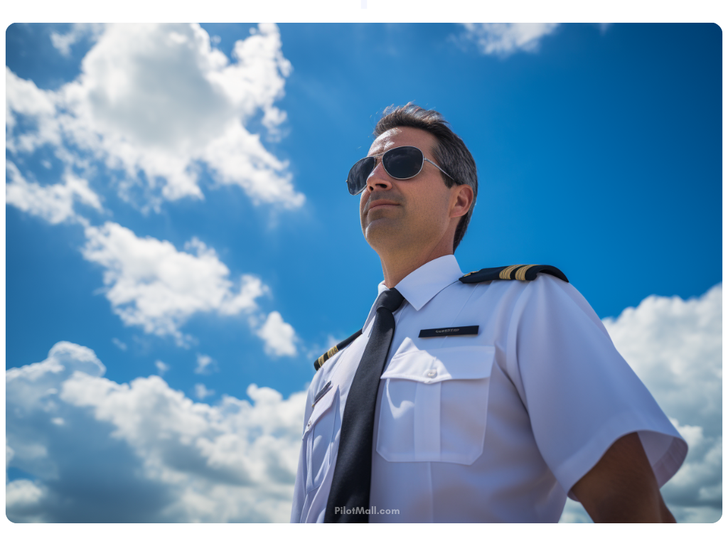 Un piloto comercial mirando las nubes - Pilot Mall