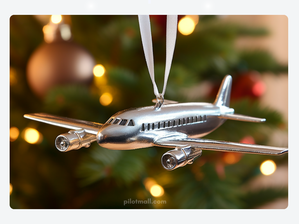 un adorno navideño de avioneta - Pilot Mall