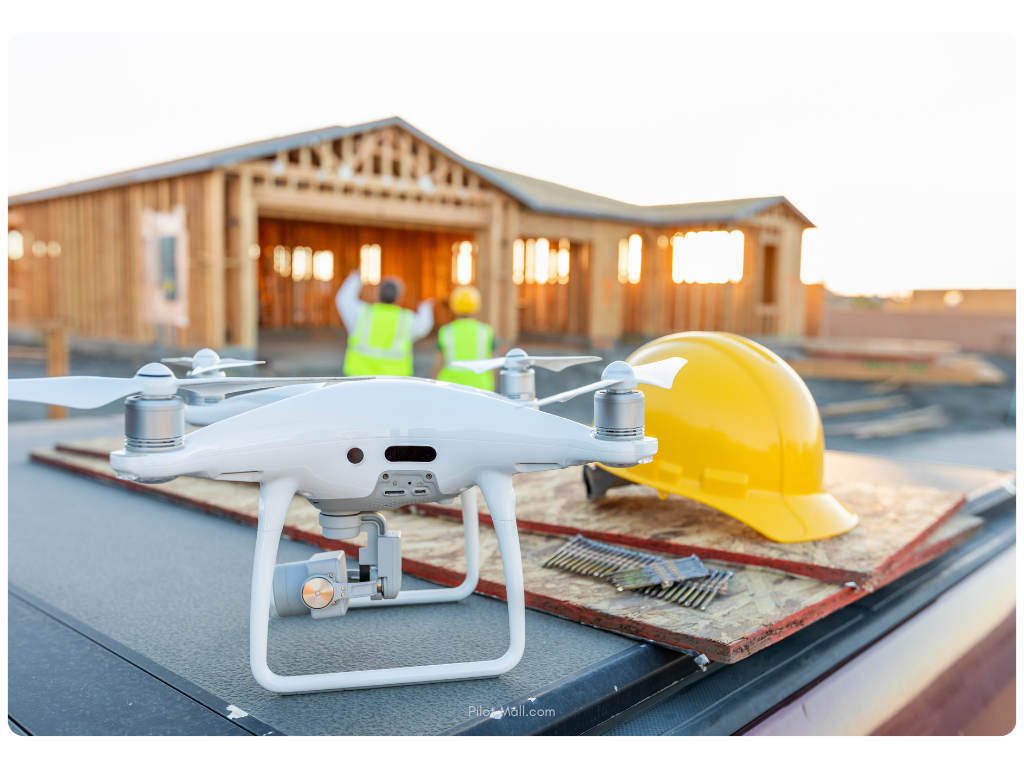 construction site drone - pilot mall