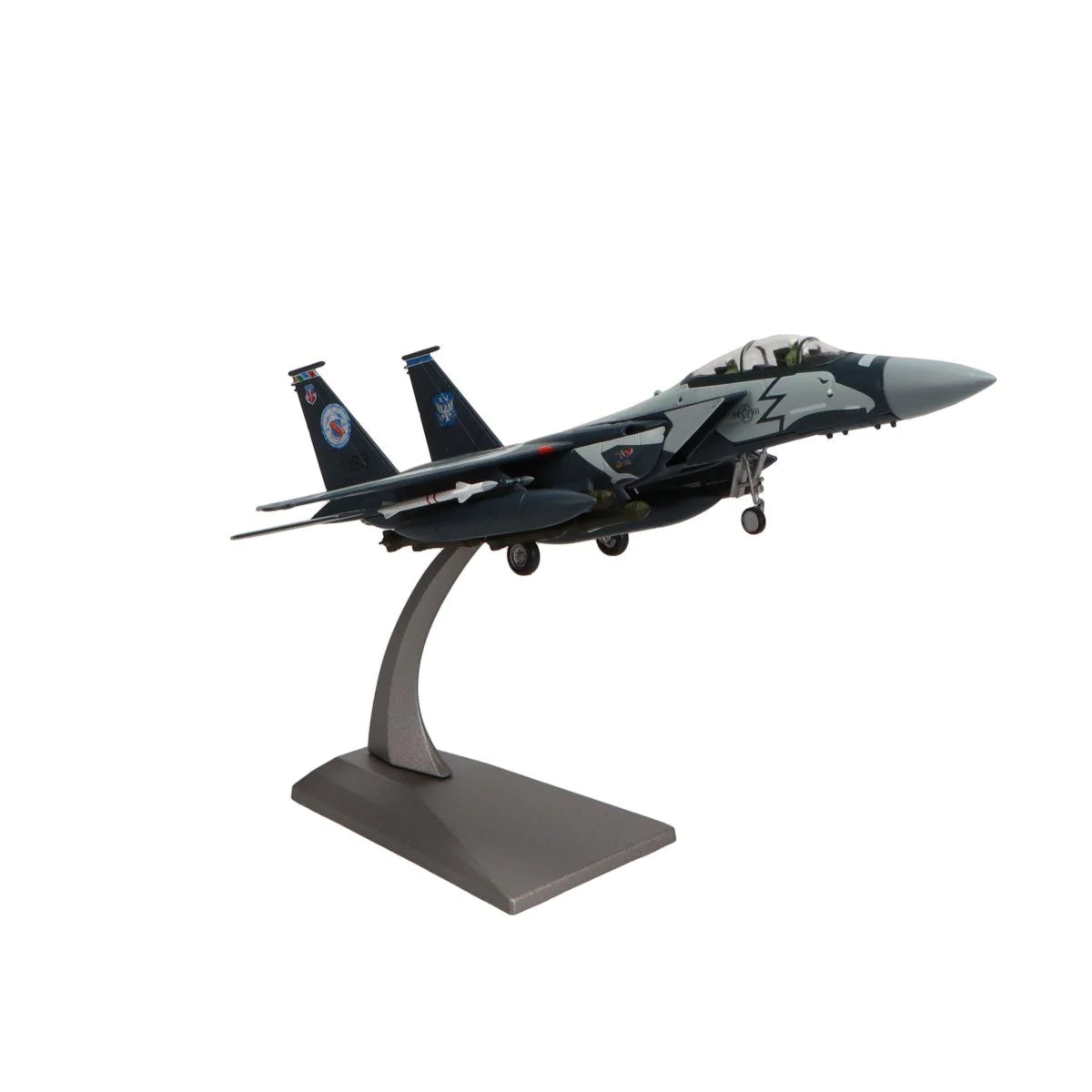 Modelo de avión fundido a presión McDonnell Douglas F-15E Strike Eagle 1/100