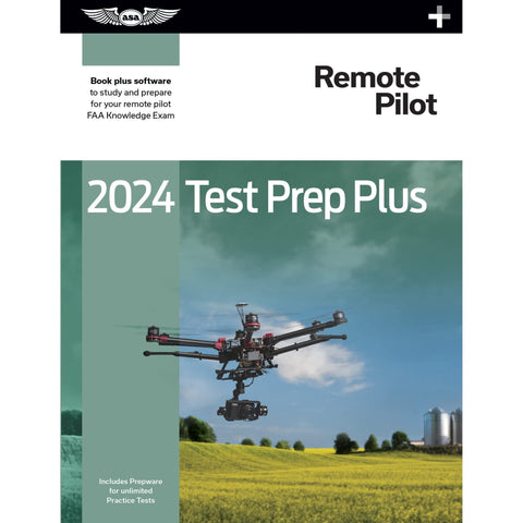 ASA 2024 Remote Pilot Test Prep Plus (livro, download, online) - PilotMall.com
