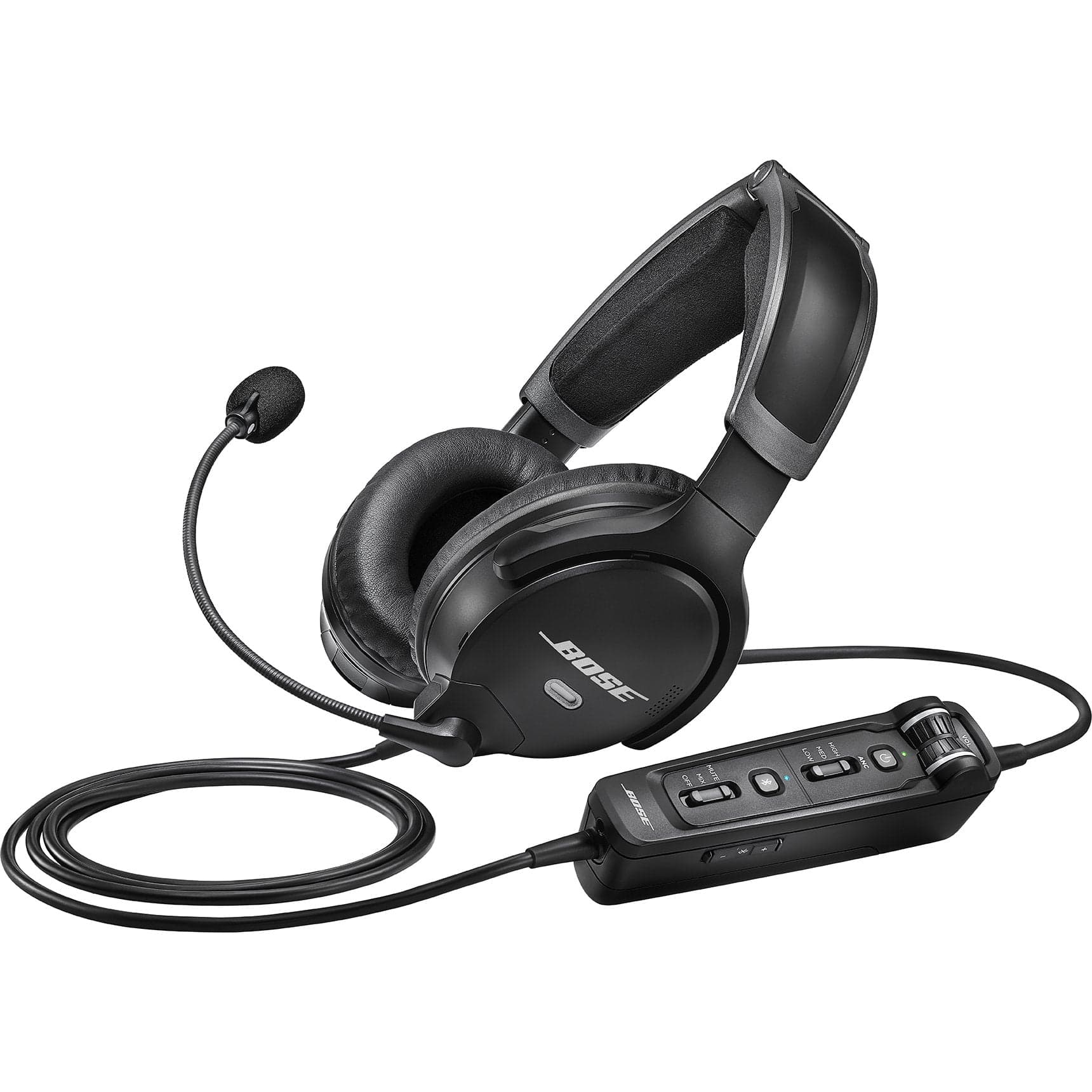 Bose A30 Aviation Headset Dual Plug Battery Power General Aviation with Bluetooth - PilotMall.com product image