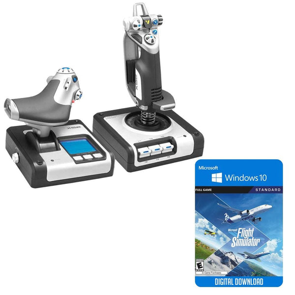 Logitech Saitek X52 Flight Control System Bundle w/Microsoft Flight Simulator Standard Edition Digital Download - PilotMall.com