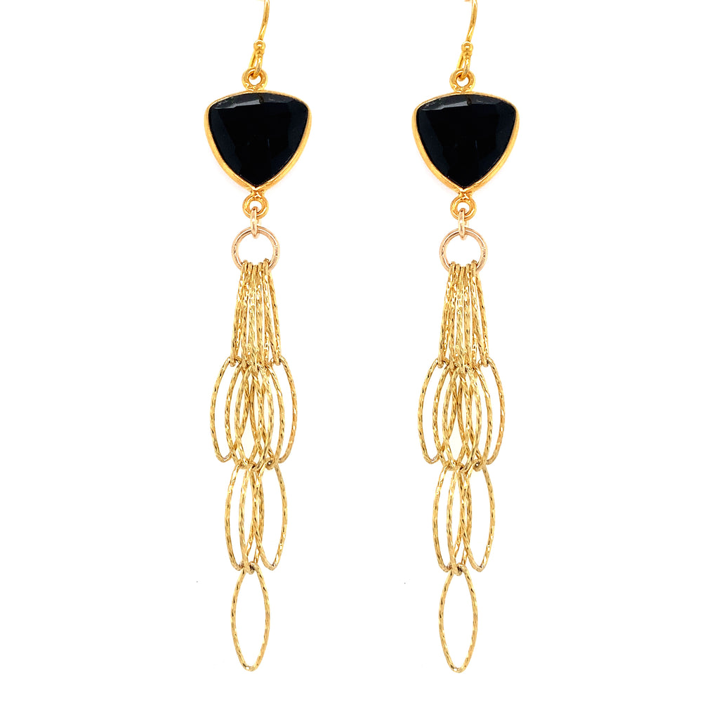 Black Gold Ivory Dangle Earrings | Northlight Interiors | Ink and Alloy -  Northlight Interiors, Inc.