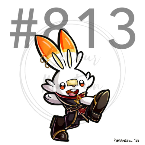 Scorbunny Sea of Thieves Pirate Pokemon