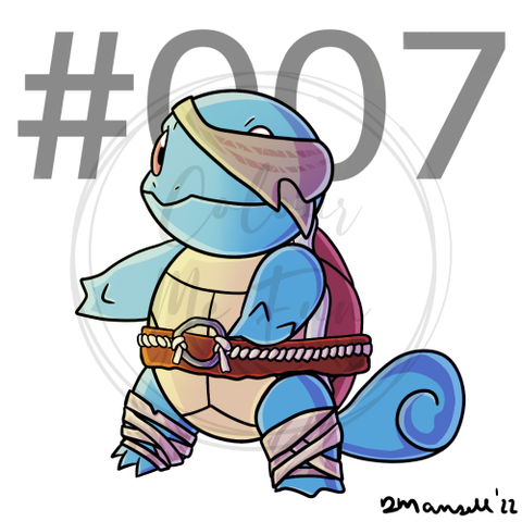 Squirtle Pokemon Pirate Sea of Thieves 