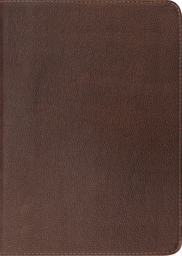 Esv Study Bible Cowhide Deep Brown 9781433521782 Reformers