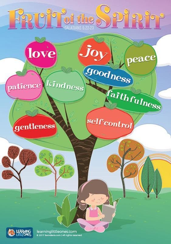 Fruit Of The Spirit Poster Printable - Printable Templates