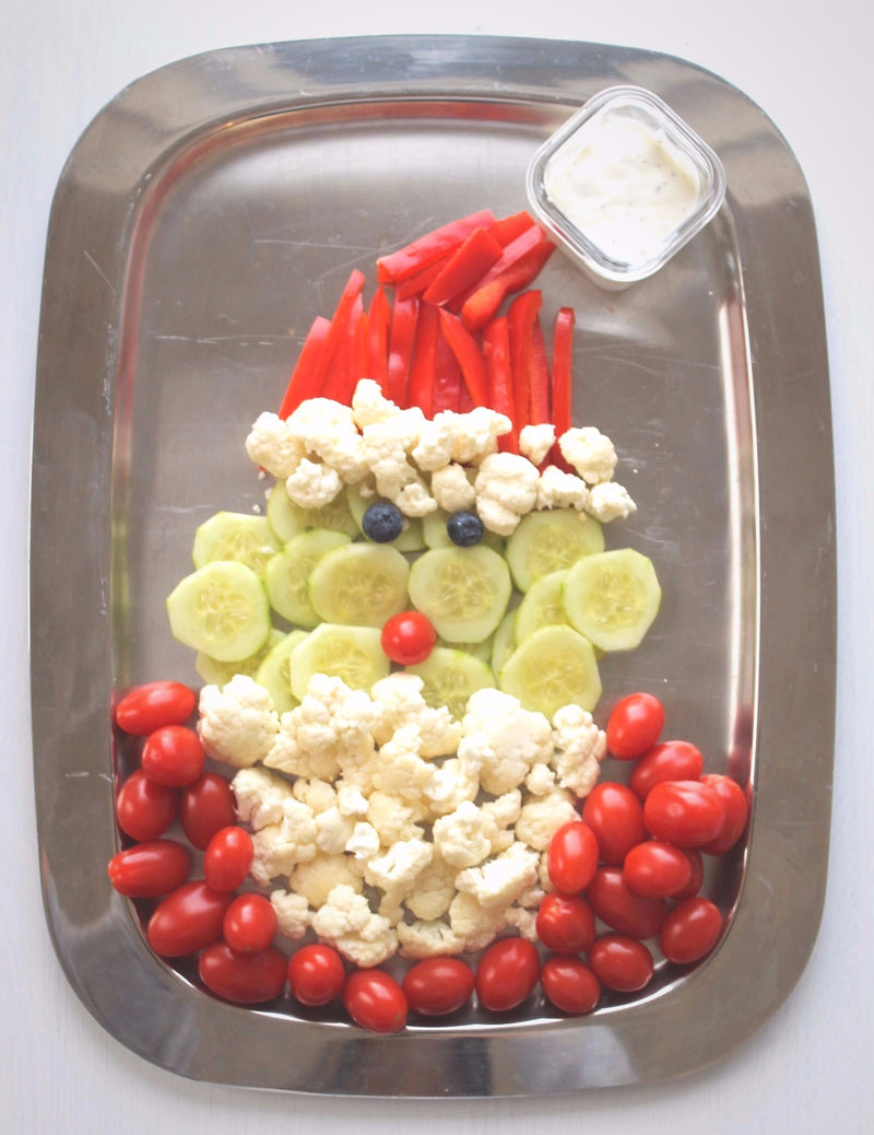 Veggie Santa Tray - Wean Green