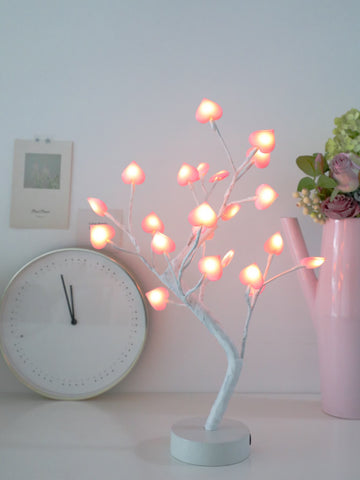 bulb tree shaped table lamp