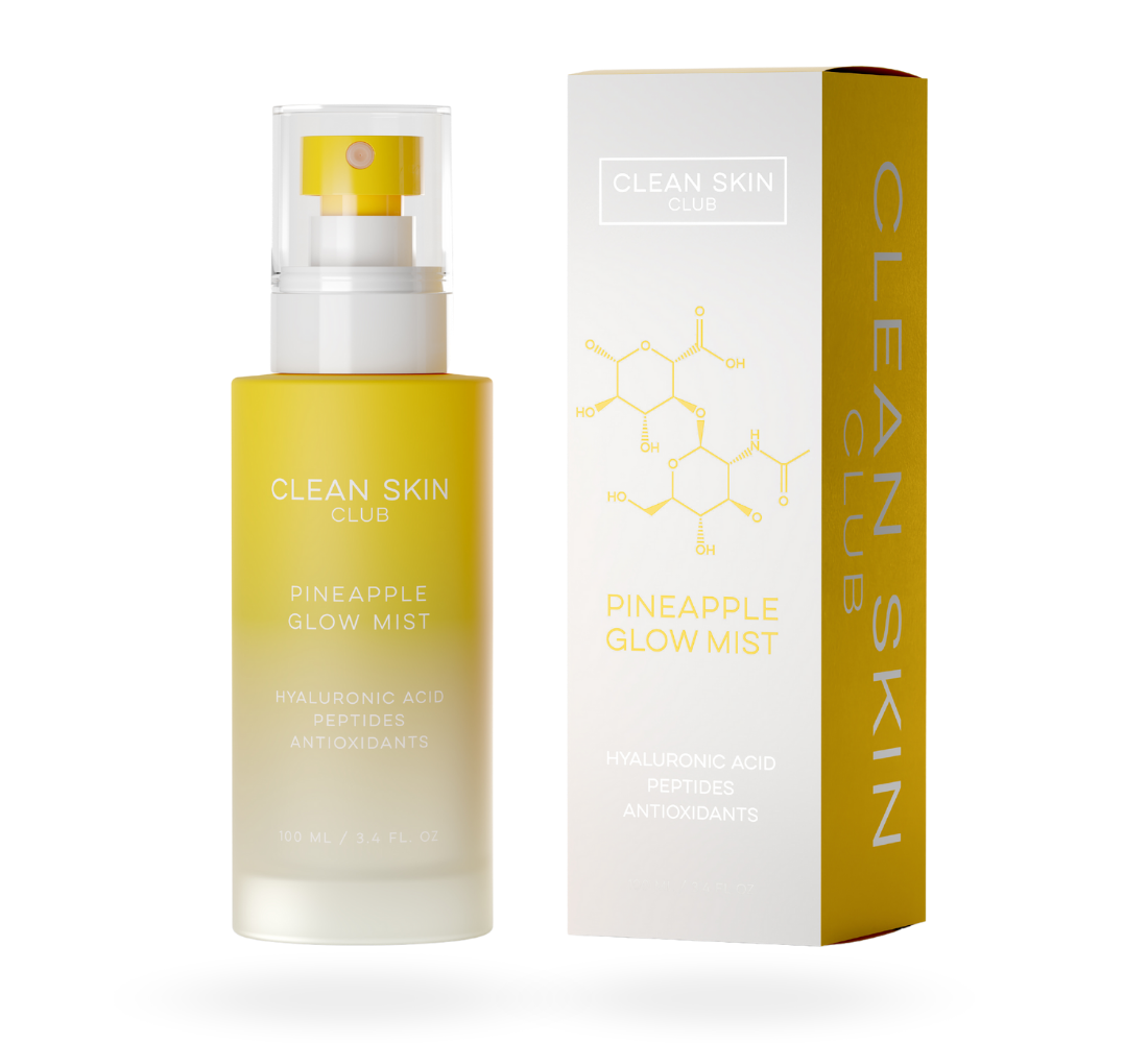 Clean Skin Club Pineapple Glow Mist. Honey Glow ананас. Clean skin отзывы