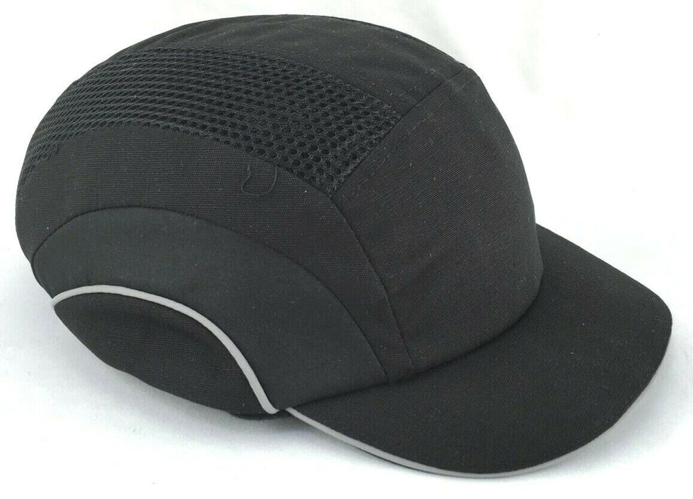 Black HardCap A1+ Liner Baseball Cap Style OS JSP Hard Hat Short 2" Brim 53-63cm