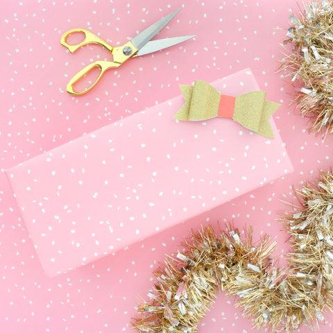 pink gift wrapping paper