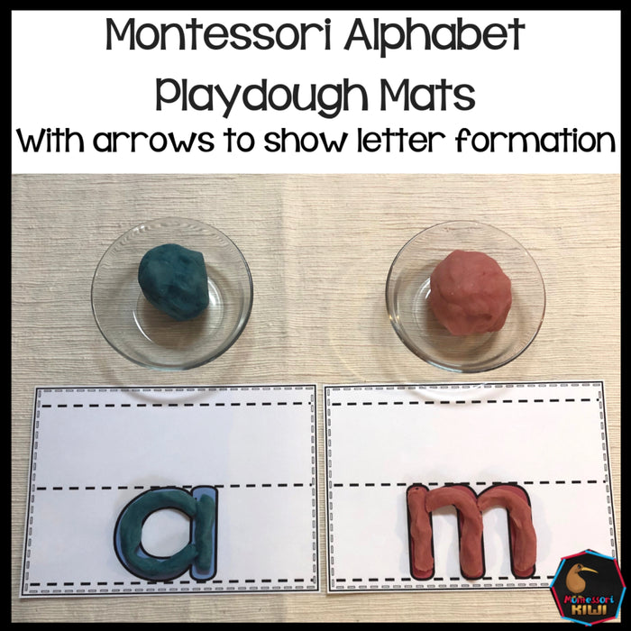 Alphabet Playdough Mats Shop Montessori Resources Toys Puzzles