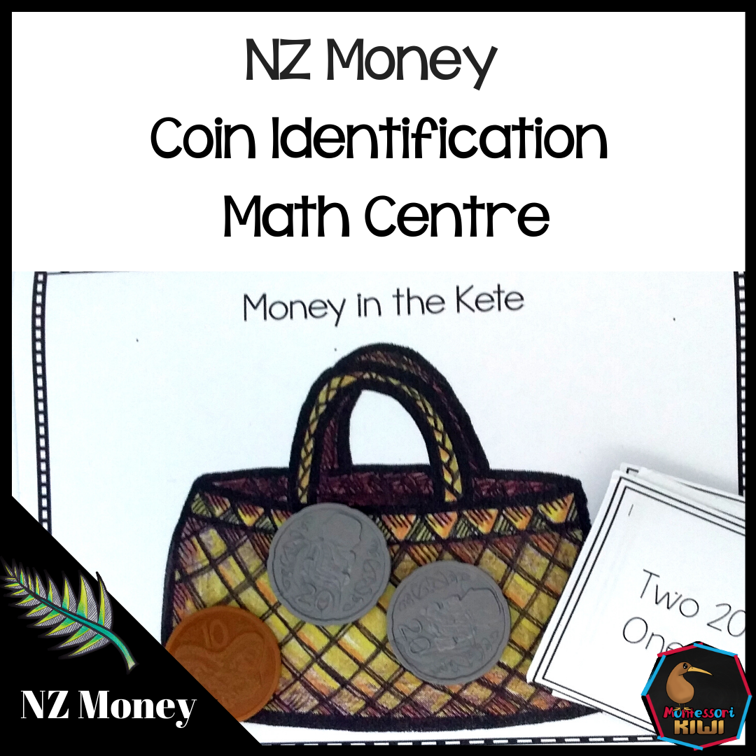 New Zealand Money level 1 money identification game (money in kete)