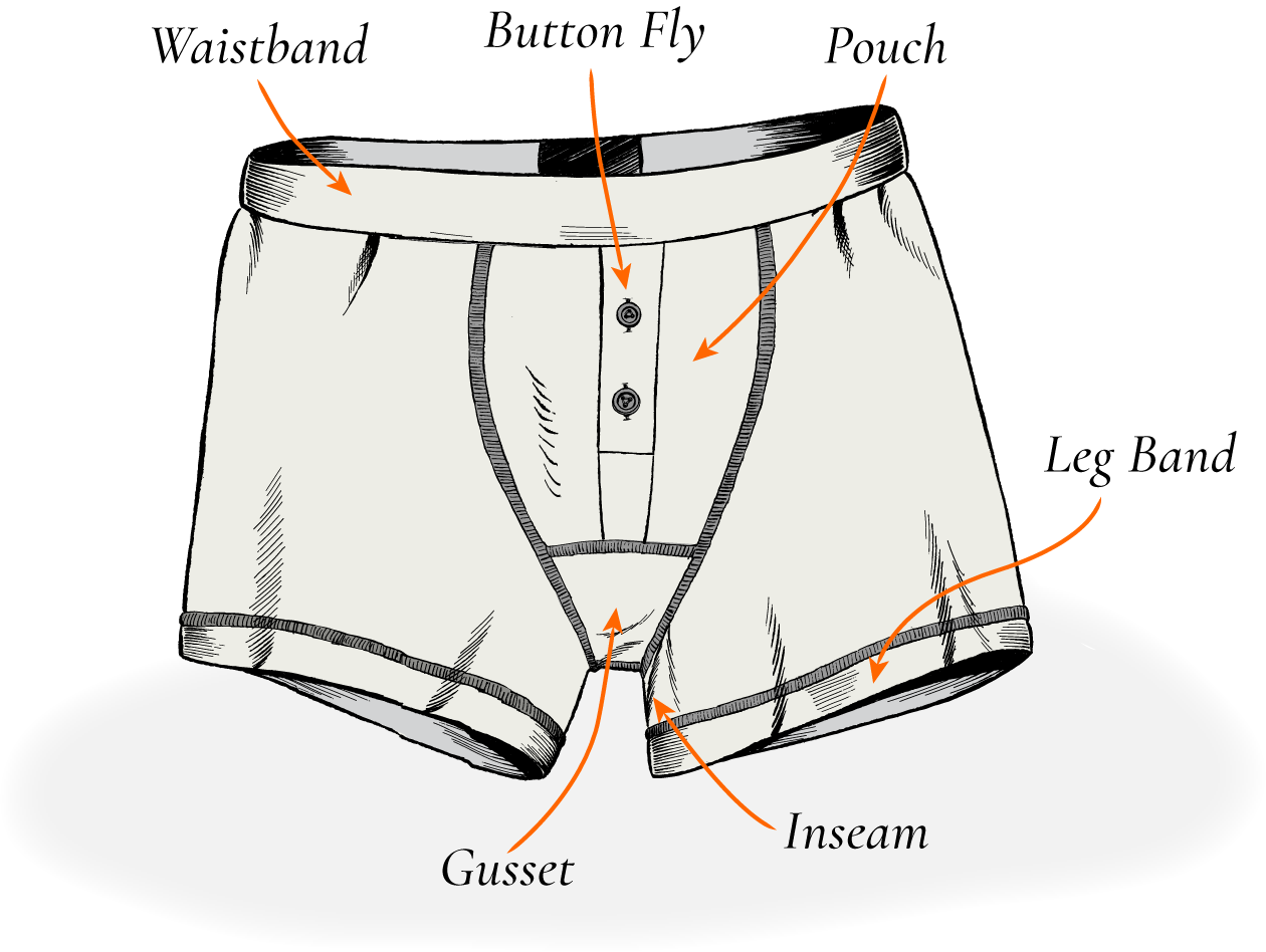 Snap Front Boxer Shorts