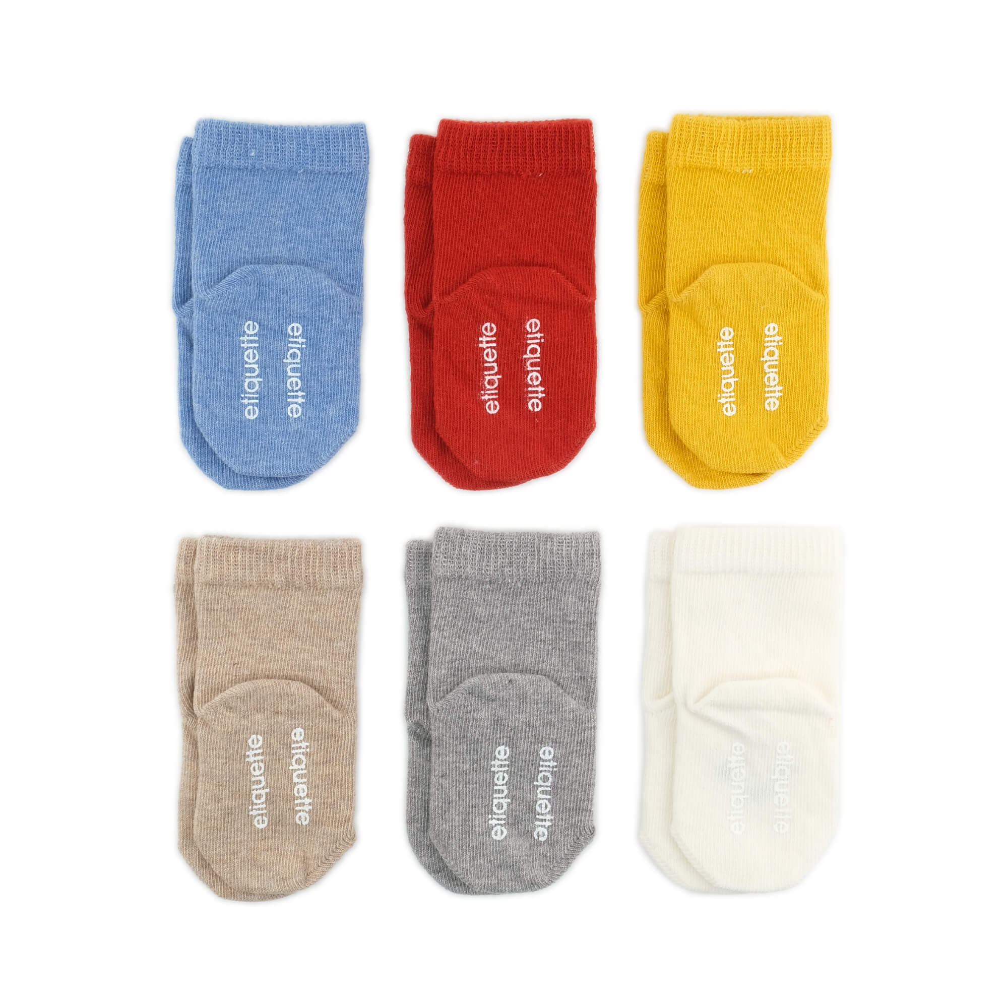 etiquette baby socks