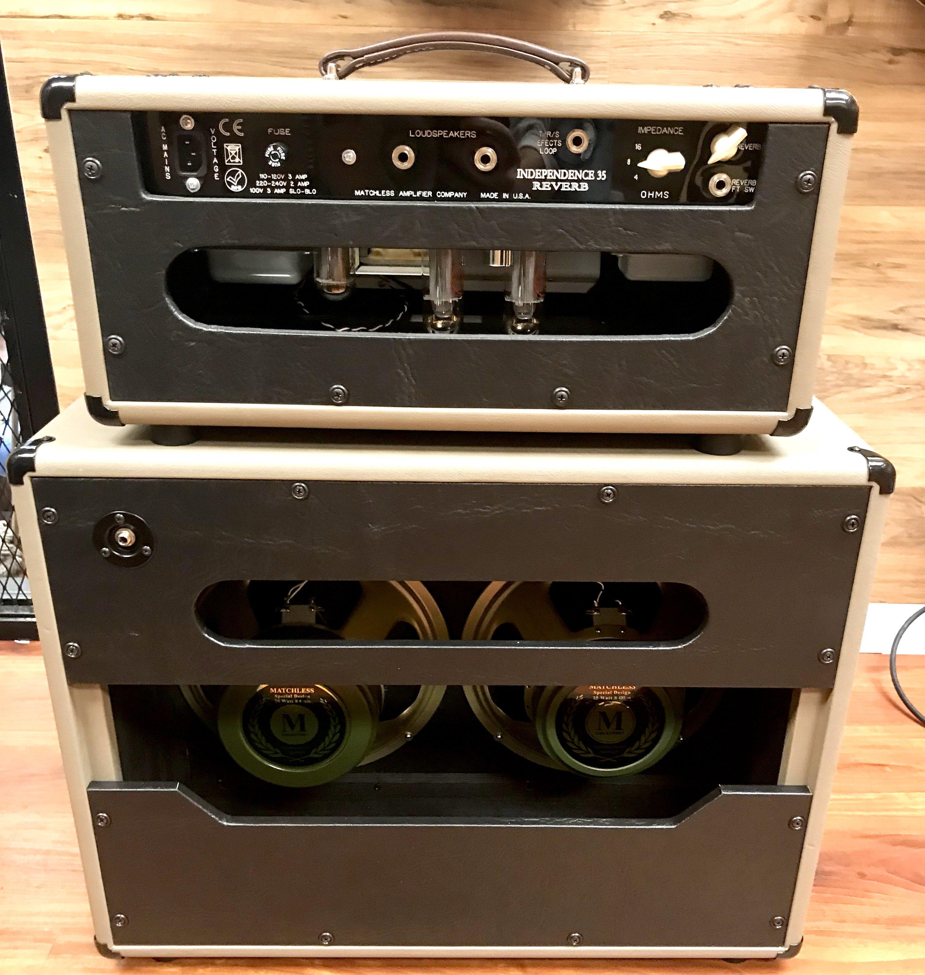 Matchless Independence Head With Reverb And 2x12 Cabinet
