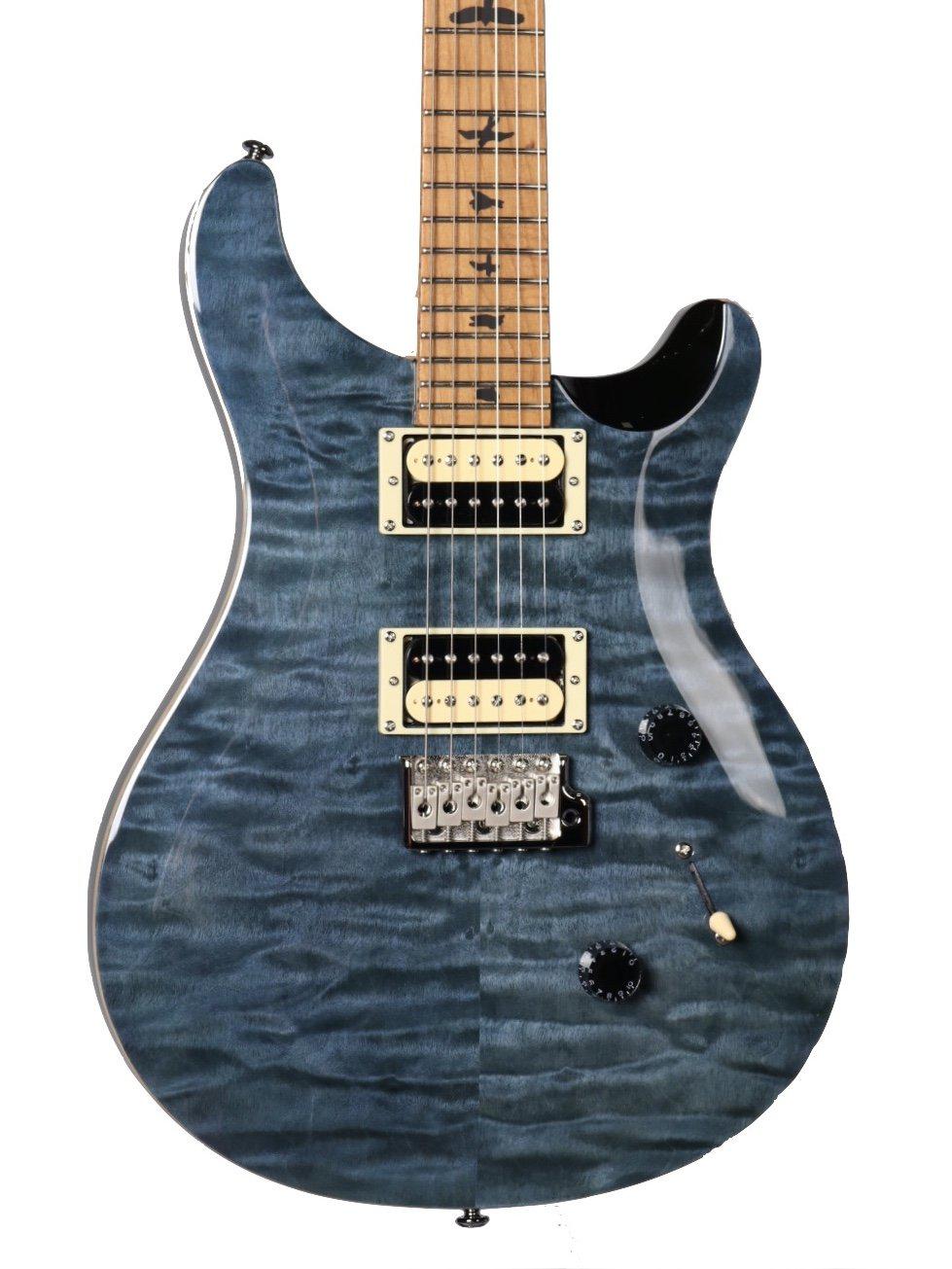 Prs Se Custom 24 Roasted Maple Limited In Whale Blue Heartbreaker Guitars