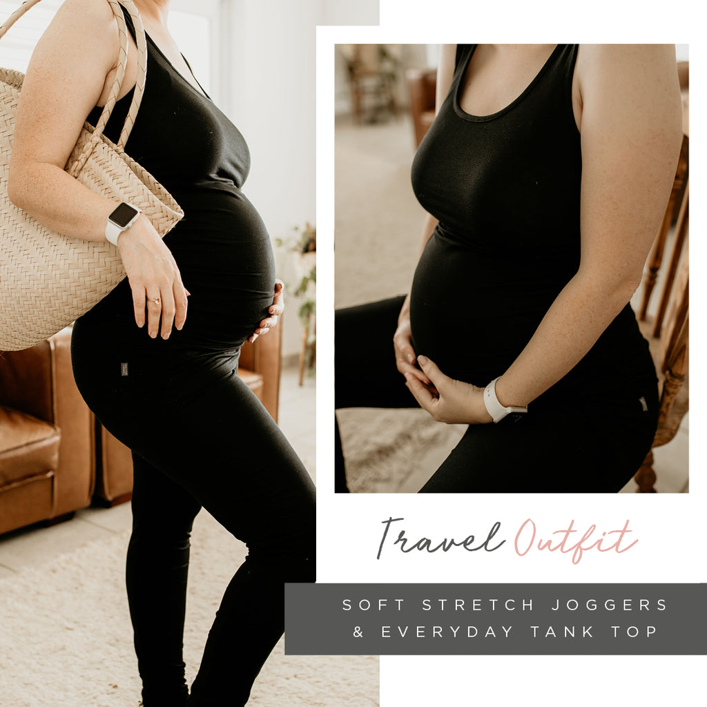 Maternity Travel Outfit Babymoon