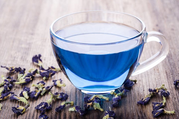 Butterfly Pea Flower Tea with Blossoms_Courtesy BP Guide