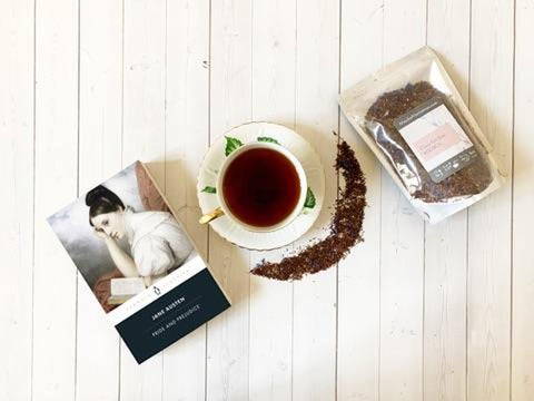 Pride and Prejudice paired with Classy Earl Grey Rooibos