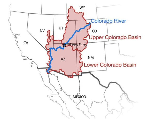 Colorado River Map