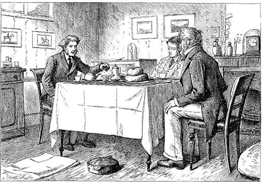 Do you take tea, or coffee, Mr Gargery, by F.A.Fraser, c.1877