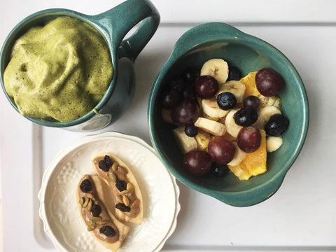 Moringa Dalgona Whipped Latte Healthy Breakfast