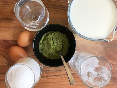 Moringa Whipped Latte Ingredients