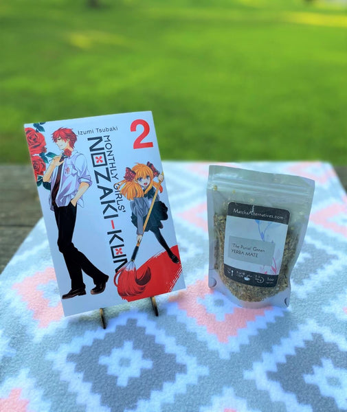 Nozaki-Kun Manga with Yerba Mate Tea