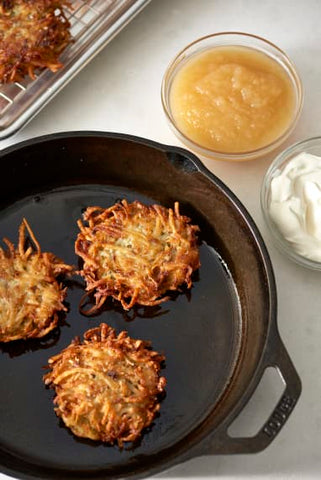 Hanukkah potato latkes