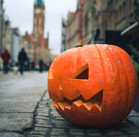 Spooky pumpkin carving