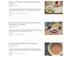 Tea Blog Recipes