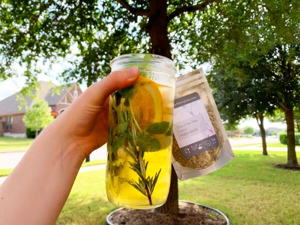 Lemon Yerba Mate Sun Tea