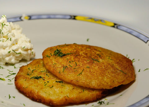 Hanukkah potato latkes