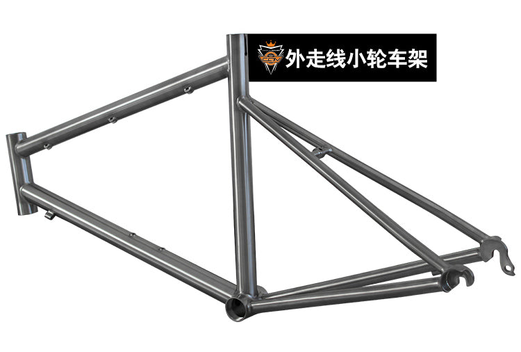 Titanium Mini Velo bike frame