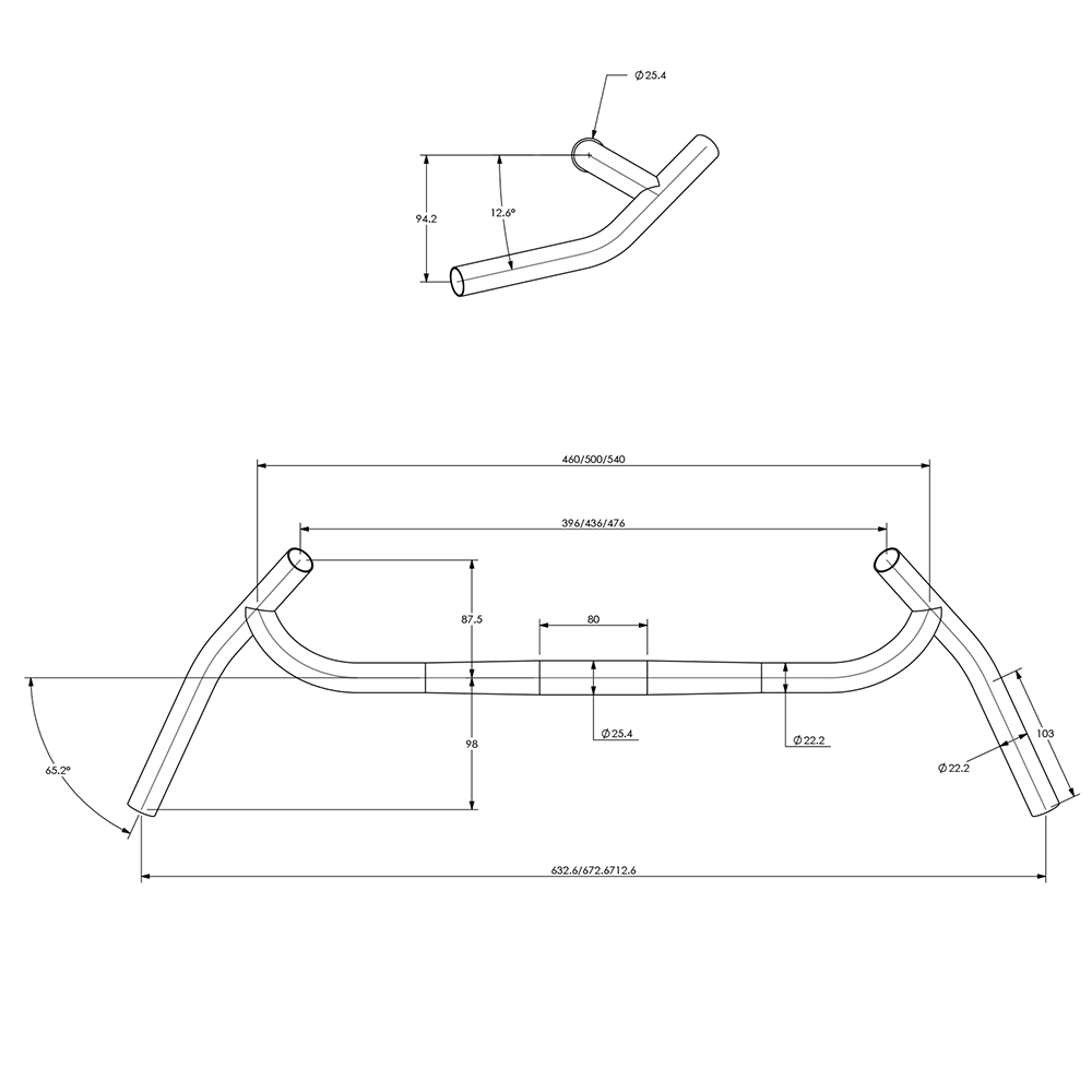 titanium corner bar