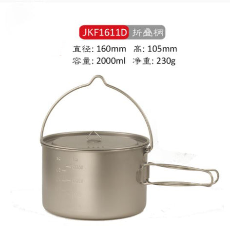 TOAKS Titanium 750ml Pot with Bail Handle