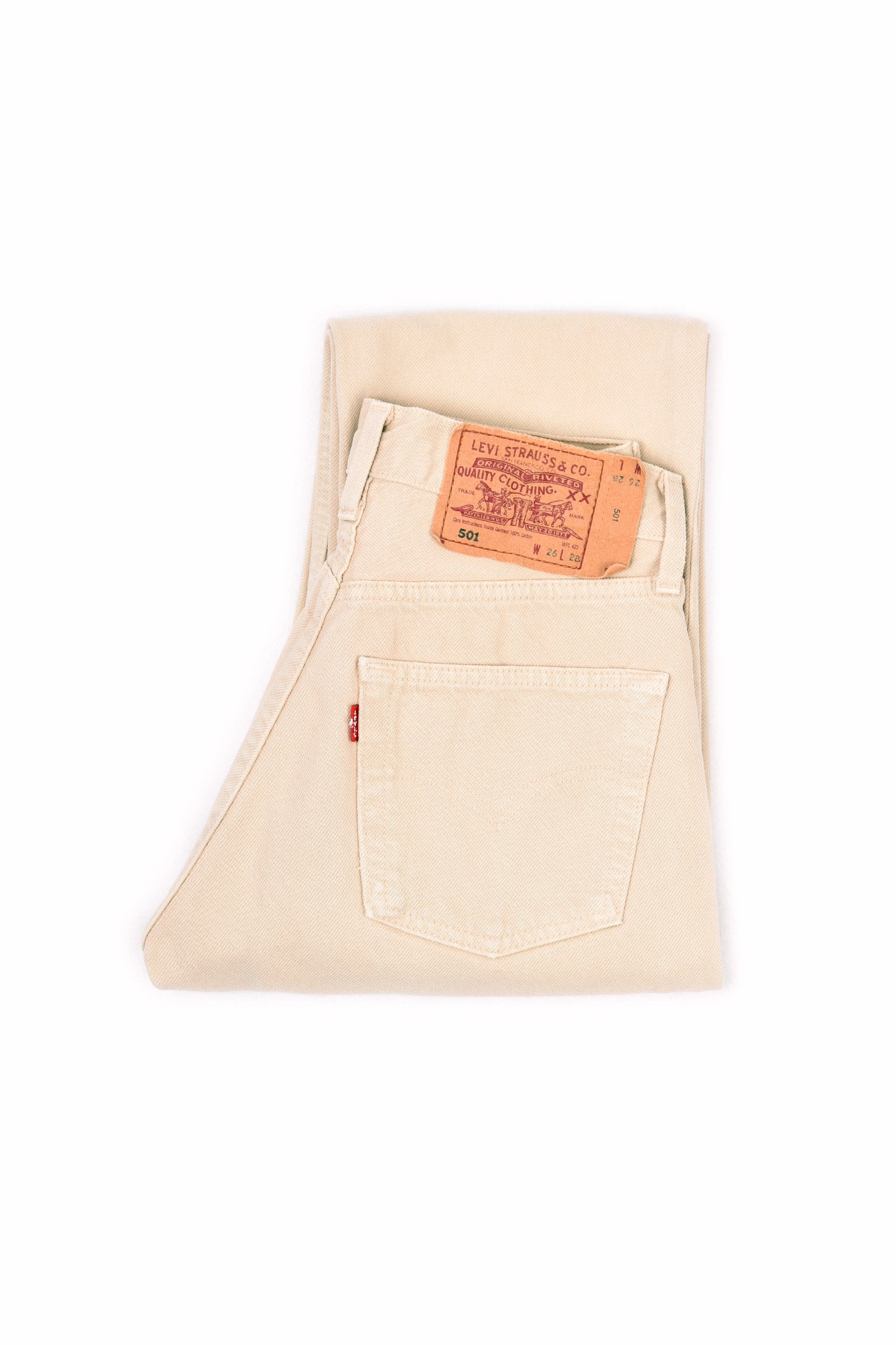 Levi's 501 Original Fit Jeans Beige 