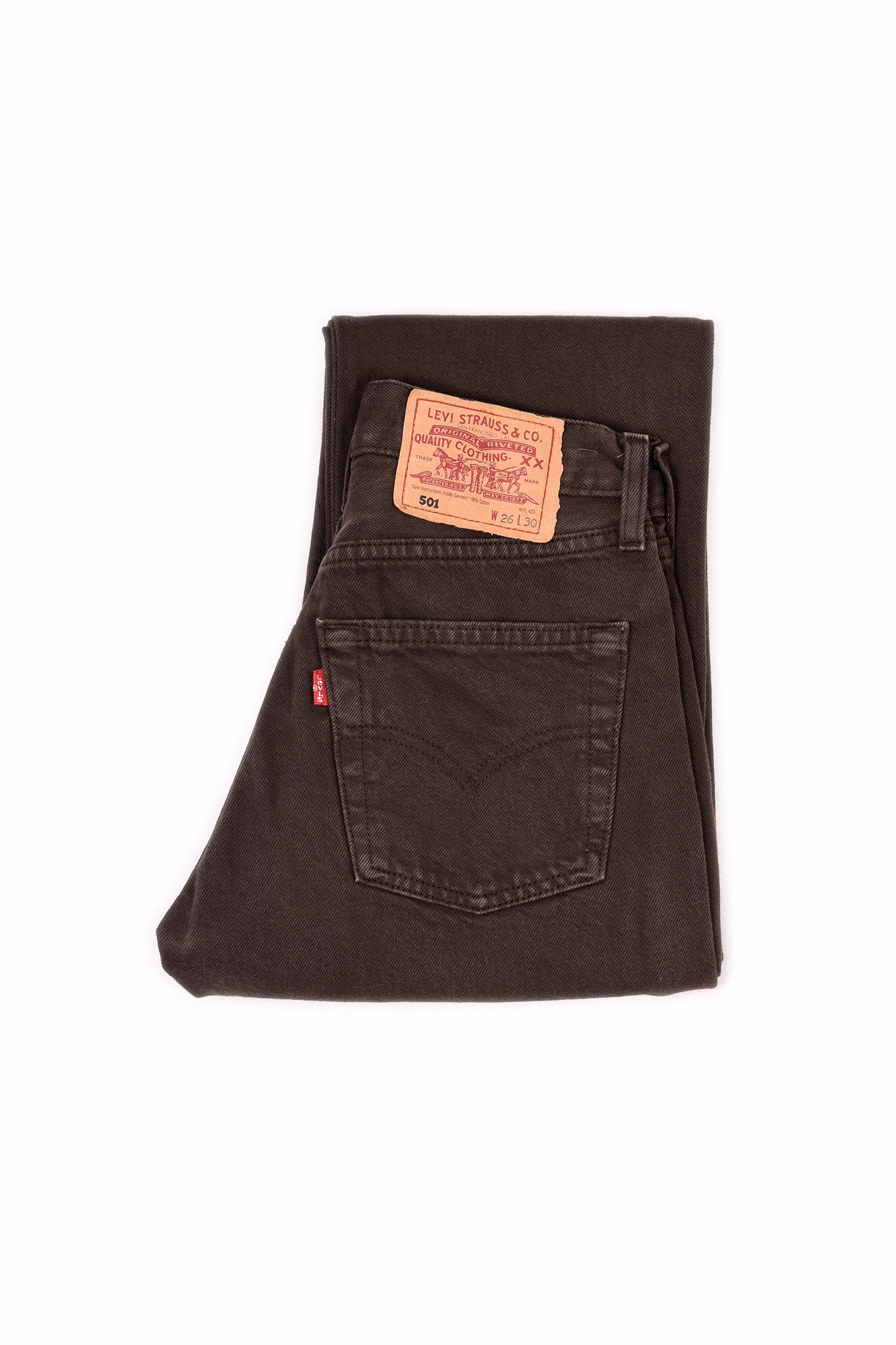 mens brown levi jeans